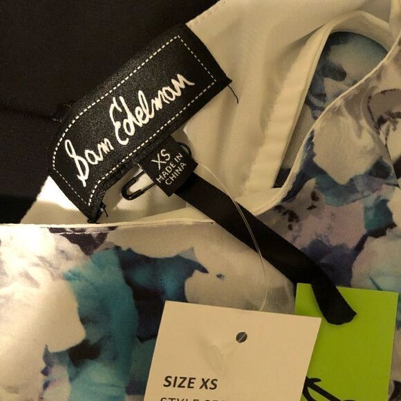 Sam Edelman Crop Floral Swimg Blouse Size XS NWT - Picture 8 of 12